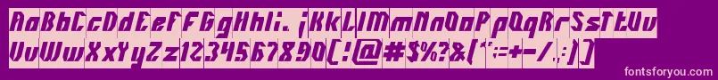 INOVATION Inverse Font – Pink Fonts on Purple Background