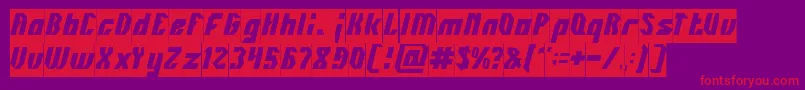 INOVATION Inverse Font – Red Fonts on Purple Background