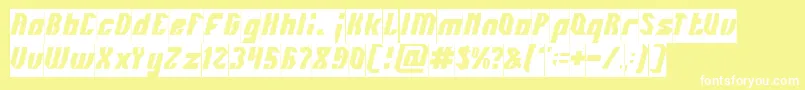 INOVATION Inverse Font – White Fonts on Yellow Background