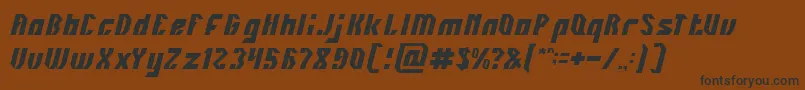 INOVATION Light Font – Black Fonts on Brown Background