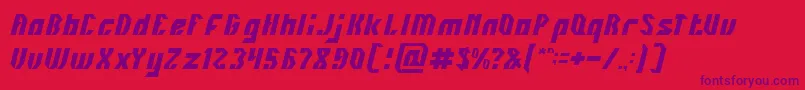 INOVATION Light Font – Purple Fonts on Red Background