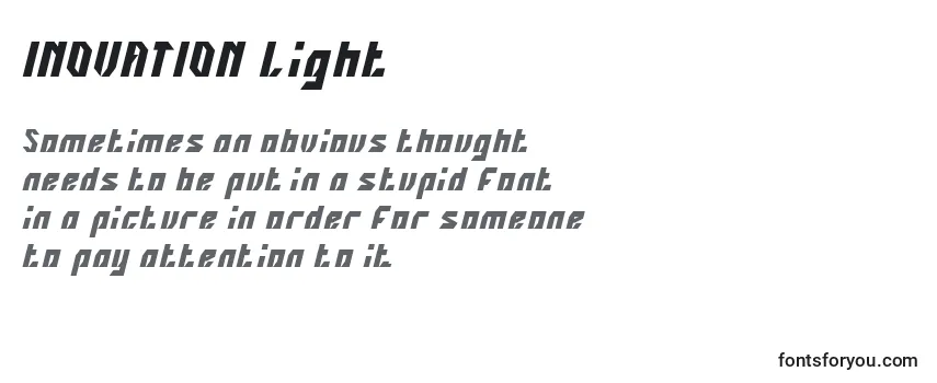 Review of the INOVATION Light Font