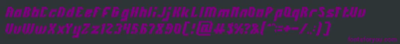 INOVATION Font – Purple Fonts on Black Background