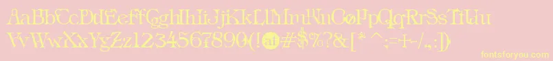 INS      Font – Yellow Fonts on Pink Background