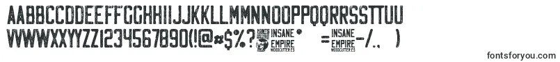 Insane Empire Font – Eroded Fonts