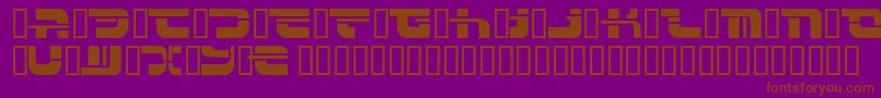 Weitere Informationen zur INSERT -Schriftart INSERT -Schriftart – Braune Schriften auf violettem Hintergrund