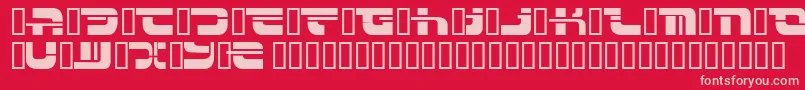 INSERT   Font – Pink Fonts on Red Background