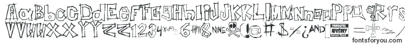 Insert your name here-Schriftart – Junk-Schriftarten