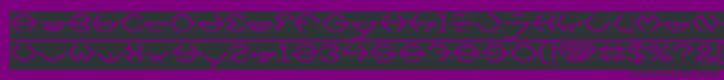 inside Inverse Font – Black Fonts on Purple Background