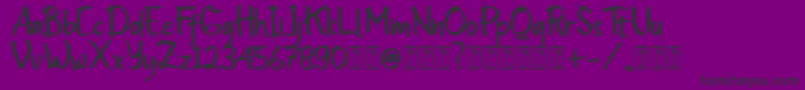 Lisätietoja Insomenest-fontista Insomenest-fontti – mustat fontit violetilla taustalla