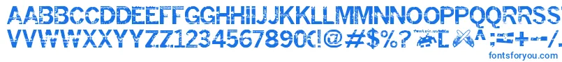 insomnesia fontvir us Font – Blue Fonts on White Background