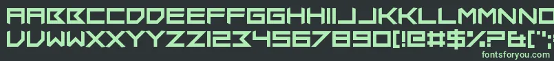 Insomniax-fontti – vihreät fontit mustalla taustalla