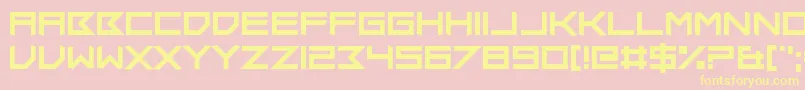 Insomniax Font – Yellow Fonts on Pink Background