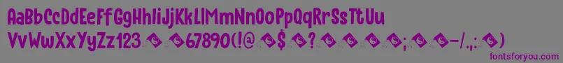 Instant Harmony DEMO Font – Purple Fonts on Gray Background