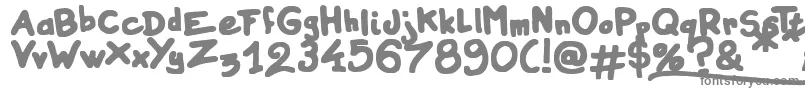 Шрифт Instant Marker – серые шрифты на белом фоне