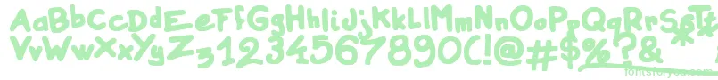 Instant Marker Font – Green Fonts on White Background