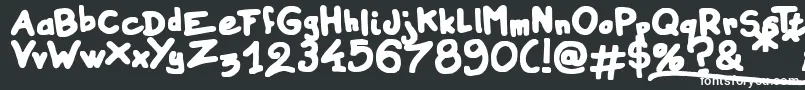 Шрифт Instant Marker – белые шрифты