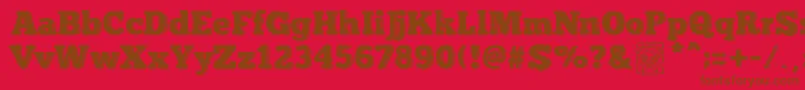 Lisätietoja insuperable-fontista insuperable-fontti – ruskeat fontit punaisella taustalla