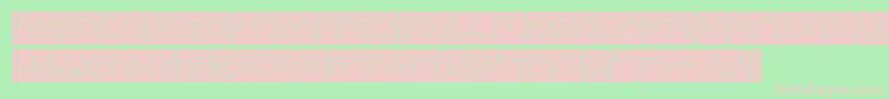 Intan Putri Pratiwi Hollow Inverse Font – Pink Fonts on Green Background