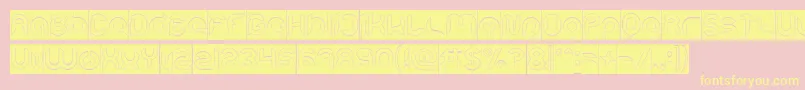 Saiba mais sobre a fonte Intan Putri Pratiwi Hollow Inverse Fonte Intan Putri Pratiwi Hollow Inverse – fontes amarelas em um fundo rosa