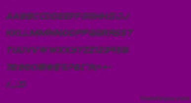 interbureauacadital font – Black Fonts On Purple Background