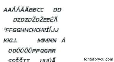 interbureauacadital font – slovak Fonts