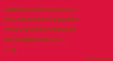 interbureauacadital font – Brown Fonts On Red Background
