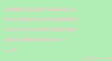 interbureauacadital font – Pink Fonts On Green Background