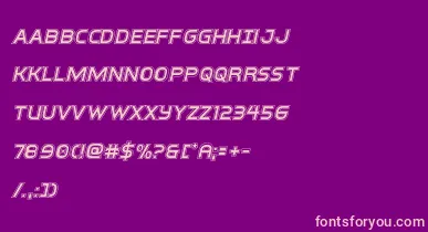 interbureauacadital font – Pink Fonts On Purple Background