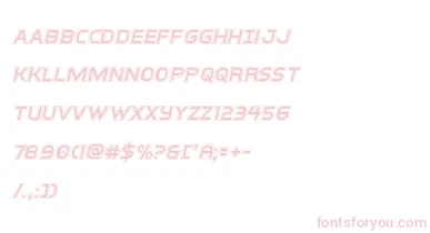 interbureauacadital font – Pink Fonts On White Background