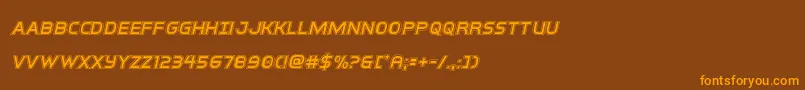 More about interbureauacadital Font interbureauacadital Font – Orange Fonts on Brown Background