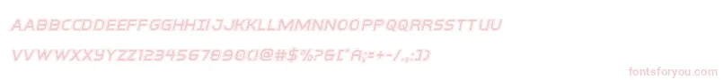 interbureauacadital Font – Pink Fonts on White Background