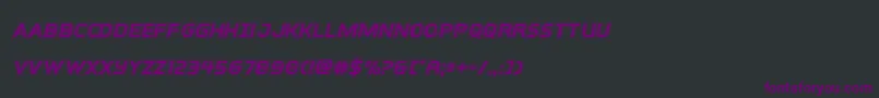 interbureauacadital Font – Purple Fonts on Black Background