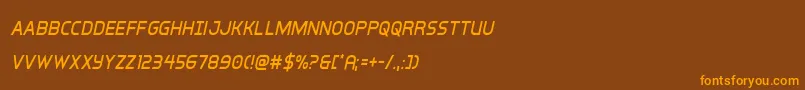 Lisätietoja interbureaucondital-fontista interbureaucondital-fontti – oranssit fontit ruskealla taustalla