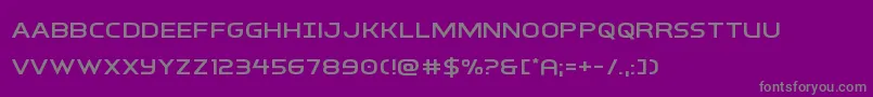 Шрифт interbureauexpand – серые шрифты на фиолетовом фоне