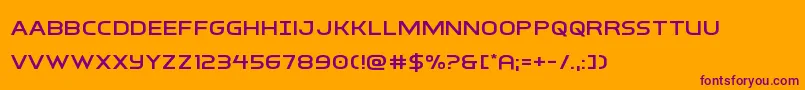 More about interbureauexpand Font interbureauexpand Font – Purple Fonts on Orange Background