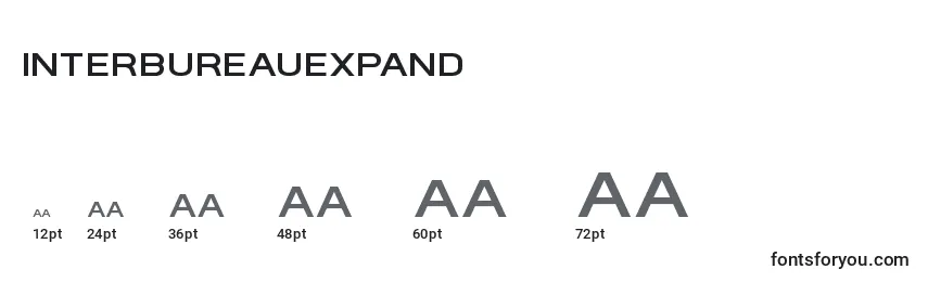 Interbureauexpand Font Sizes