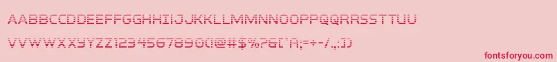 interbureaugrad Font – Red Fonts on Pink Background