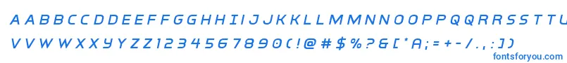 フォントinterbureautitleital – 青いフォント