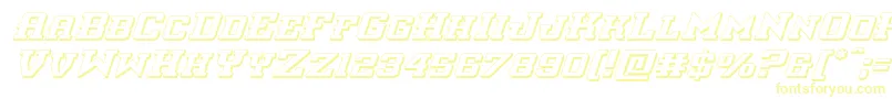 interceptor3dital-Schriftart – Gelbe Schriften