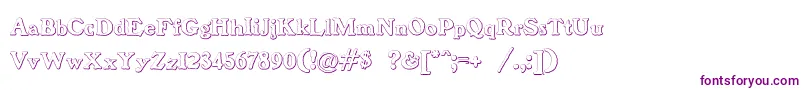 BenjaminfranklinBeveled Font – Purple Fonts