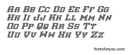 Review of the Interceptorboldital Font