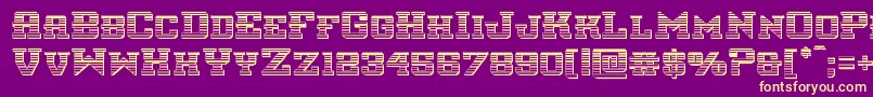 interceptorchrome Font – Yellow Fonts on Purple Background