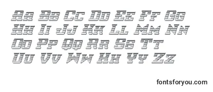 Interceptorchromeital Font