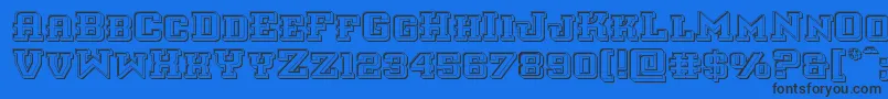 interceptorengrave-fontti – mustat fontit sinisellä taustalla