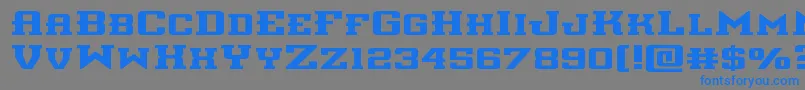 interceptorexpand Font – Blue Fonts on Gray Background