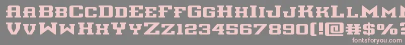 interceptorexpand Font – Pink Fonts on Gray Background