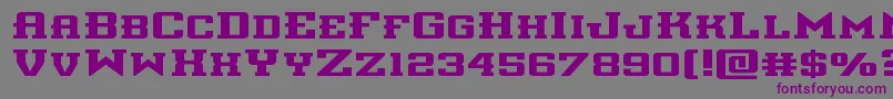 interceptorexpand Font – Purple Fonts on Gray Background