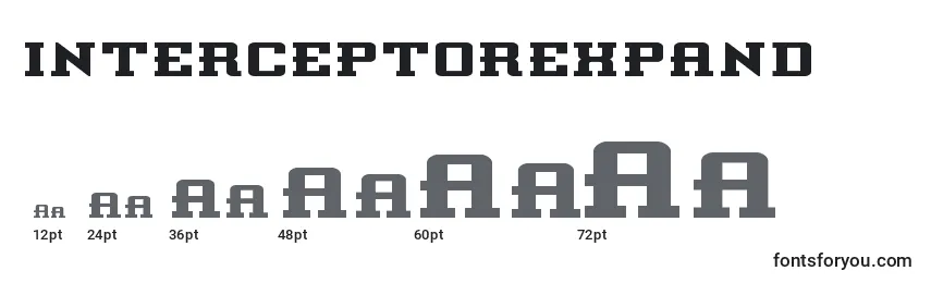 Interceptorexpand Font Sizes