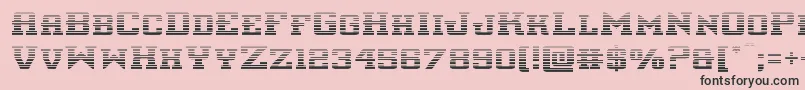 interceptorgrad Font – Black Fonts on Pink Background